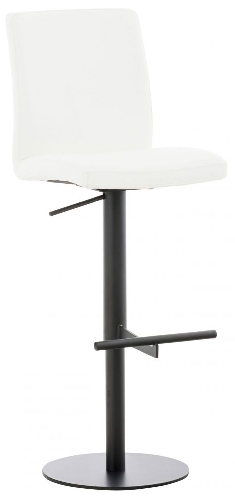 BHM Germany Barová stolička Cadiz, syntetická koža, čierna / biela